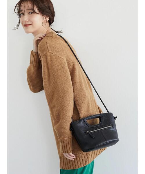 Green　Parks（グリーンパークス）の「厚みバックリボンチュニック＊（ニット/セーター・レディース・チャコールグレー/パープル/カーキ/キャメル・FREE）」の22枚目の写真