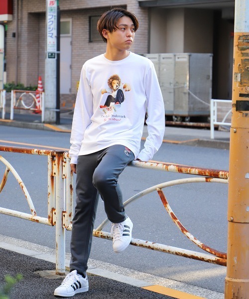 NESTA BRAND(ネスタブランド)の「JPN加工スケートネスタライオンロンTEE(Tシャツ/カットソー・メンズ・ホワイト/ブラック・XXL/M/L/XL/S)」の4枚目の写真