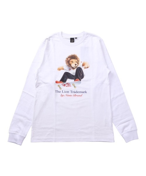 NESTA BRAND(ネスタブランド)の「JPN加工スケートネスタライオンロンTEE(Tシャツ/カットソー・メンズ・ホワイト/ブラック・XXL/M/L/XL/S)」の13枚目の写真