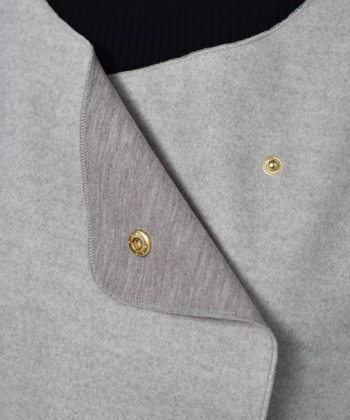 RETRO GIRL（レトロガール）の「圧縮ニットデザインベスト（ベスト・レディース・ブラック/ダークブラウン/オフホワイト・FREE）」の22枚目の写真