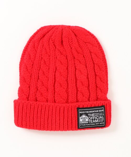 OFFICIAL TEAM（オフィシャルチーム）の「STANDARD KNIT CAP（ニットキャップ/ビーニー・キッズ・ネイビー/グレー/レッド/オレンジ/グリーン/ブラック・M/S/L）」の5枚目の写真