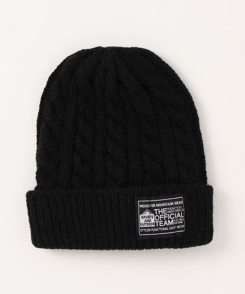 OFFICIAL TEAM（オフィシャルチーム）の「STANDARD KNIT CAP（ニットキャップ/ビーニー・キッズ・ネイビー/グレー/レッド/オレンジ/グリーン/ブラック・M/S/L）」の2枚目の写真