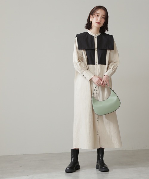 N.（N. Natural Beauty Basic）（エヌエヌナチュラルビューティーベーシック）の「◆ワンショルダーバッグ（ショルダーバッグ・レディース・ブラウン系その他/ライトグリーン/ホワイト・ﾌﾘ-）」の4枚目の写真