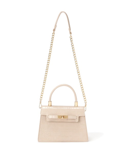 FREE'S MART（フリーズマート）の「◆ミニフラップバッグ（ハンドバッグ・レディース・ブラック/ホワイト系その他/パープル/グレー・ﾌﾘ-）」の17枚目の写真