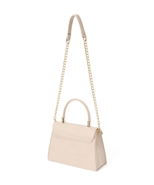 FREE'S MART（フリーズマート）の「◆ミニフラップバッグ（ハンドバッグ・レディース・ブラック/ホワイト系その他/パープル/グレー・ﾌﾘ-）」の18枚目の写真