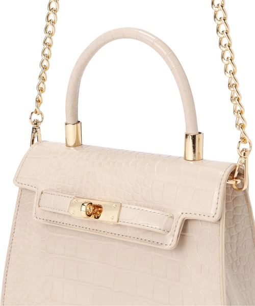 FREE'S MART（フリーズマート）の「◆ミニフラップバッグ（ハンドバッグ・レディース・ブラック/ホワイト系その他/パープル/グレー・ﾌﾘ-）」の20枚目の写真