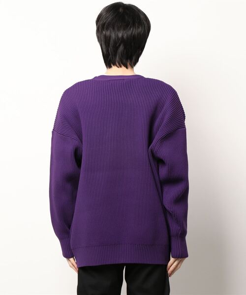 BACK NUMBER（バックナンバー）の「【BACK NUMBER】ビッグサイズニットカーディガン（カーディガン/ボレロ・メンズ・ブルー/ベージュ/グリーン/パープル/ケリー/イエロー/ホワイト/オレンジ・M/L）」の10枚目の写真