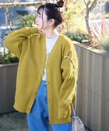 BACK NUMBER | 【BACK NUMBER】ビッグサイズニットカーディガン(カーディガン/ボレロ)