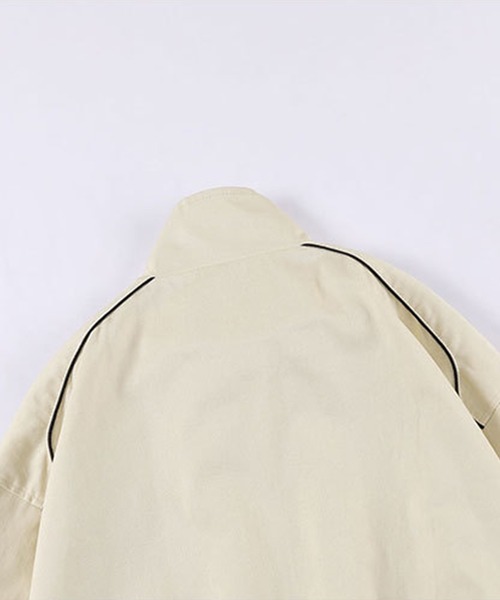 セール】【HOOK】アメカジワッペン刺繍レーシングブルゾンジャケット