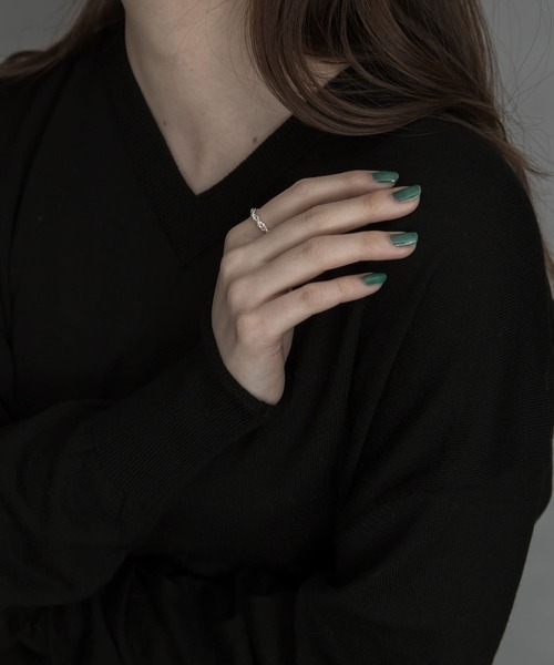 SMELLY（スメリー）の「silver925ツイストリング（リング・レディース・シルバー/ゴールド・-）」の4枚目の写真