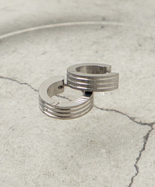 WEGO（ウィゴー）の「WEGO/シンプルデザインピアス（ピアス（両耳用）・メンズ・その他3/その他2/その他1・FREE）」の2枚目の写真