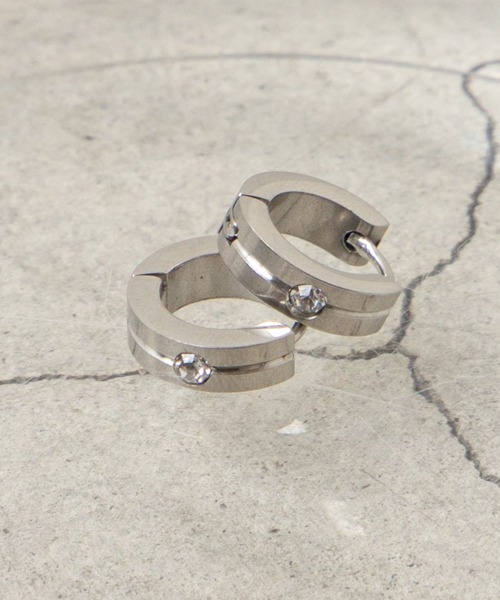 WEGO（ウィゴー）の「WEGO/シンプルデザインピアス（ピアス（両耳用）・メンズ・その他3/その他2/その他1・FREE）」の3枚目の写真