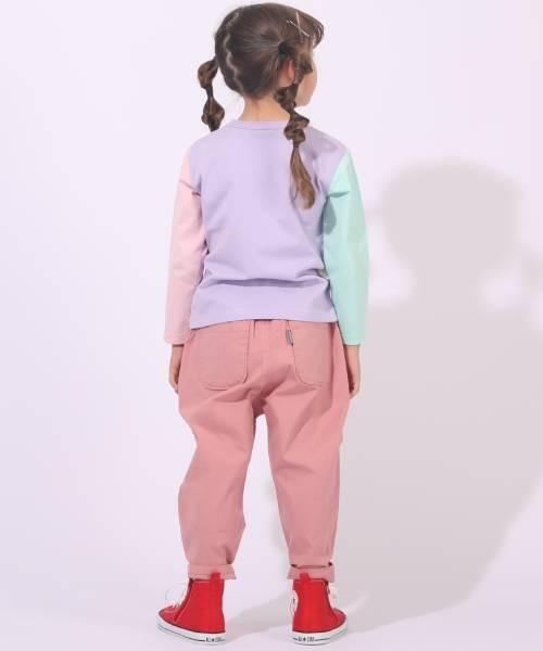 BABYDOLL（ベビードール）の「クレイジー 切替 ロンT 6362K（Tシャツ/カットソー・キッズ・パープル/チャコールグレー・110cm/130cm/140cm/120cm/90cm/100cm/80ｃｍ）」の12枚目の写真