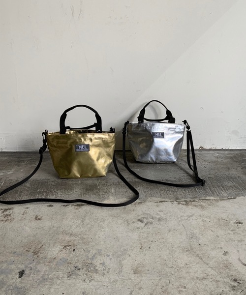 MEI(メイ)の「MEI:METALLIC MINI TOTE メタリック ミニトート(トートバッグ・レディース・シルバー/ゴールド・FREE)」の7枚目の写真