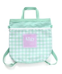 ALGYギンガム　３WAYリュック_撥水加工