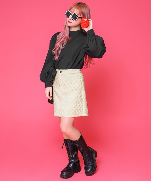 PairPair(ペアペア)の「ローズ刺繍ブラウス(シャツ/ブラウス・レディース・ブラック/オフホワイト・FREE)」の8枚目の写真