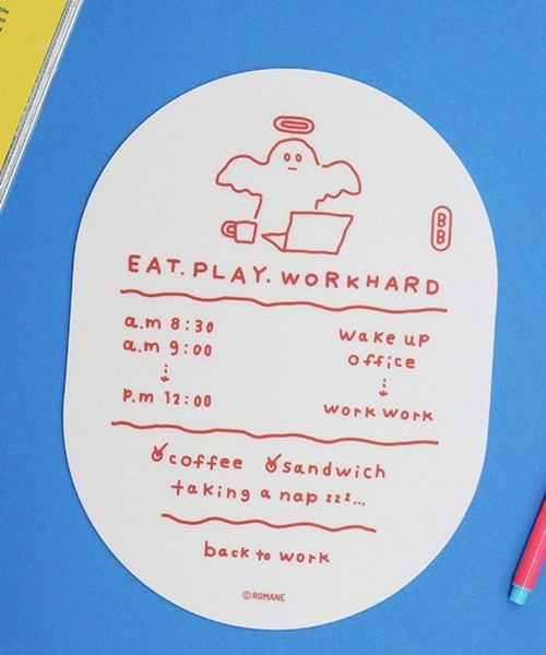 Brunch Brother(ブランチブラザー)の「Romane corp./BRUNCH BROTHER Desk pad 2271818(PCグッズ・レディース・ライトブルー/ライトベージュ/レッド/ベージュ・XX-SMALL)」の2枚目の写真