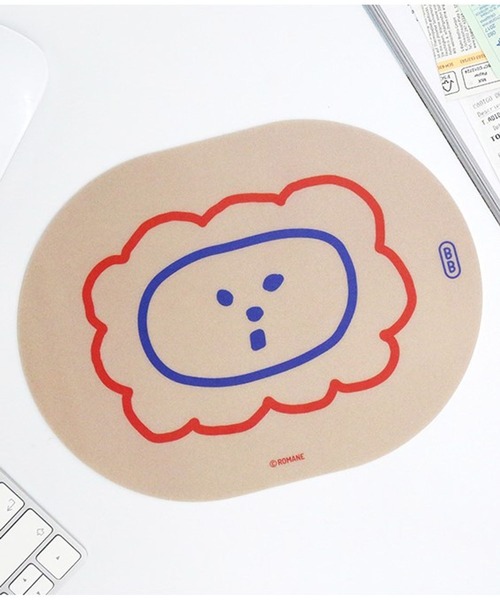 Brunch Brother(ブランチブラザー)の「Romane corp./BRUNCH BROTHER Desk pad 2271818(PCグッズ・レディース・ライトブルー/ライトベージュ/レッド/ベージュ・XX-SMALL)」の6枚目の写真