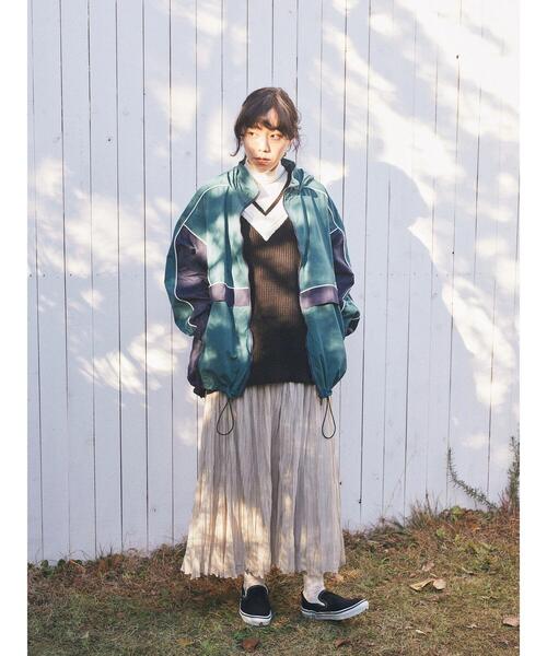 earth music&ecology（アースミュージックアンドエコロジー）の「ワッシャープリーツスカート*（スカート・レディース・チャコールグレー/ライトベージュ/ピンク系その他2・FREE）」の17枚目の写真