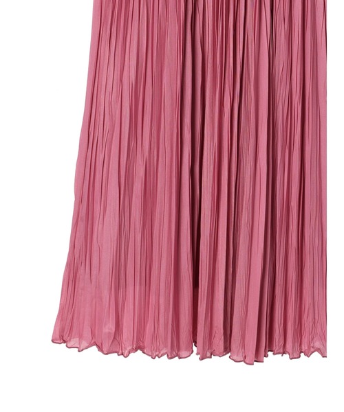 earth music&ecology（アースミュージックアンドエコロジー）の「ワッシャープリーツスカート*（スカート・レディース・チャコールグレー/ライトベージュ/ピンク系その他2・FREE）」の11枚目の写真