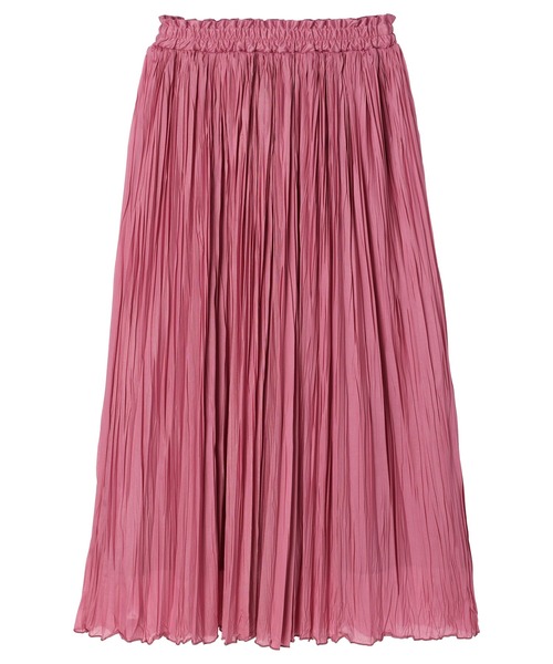 earth music&ecology（アースミュージックアンドエコロジー）の「ワッシャープリーツスカート*（スカート・レディース・チャコールグレー/ライトベージュ/ピンク系その他2・FREE）」の10枚目の写真