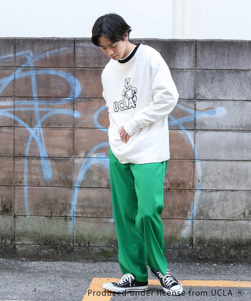 SENSE OF PLACE by URBAN RESEARCH（センスオブプレイスバイアーバンリサーチ）の「『ユニセックス』『別注』UCLAカレッジロゴロングTシャツ B（Tシャツ/カットソー・メンズ・ホワイト・MEDIUM/LARGE/X-LARGE）」の9枚目の写真