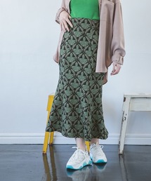 JEANASIS | マルチガラジャガードマーメイドスカート/271050(スカート)