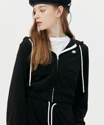 KIRSH | KIRSH SMALL CHERRY CROP TERRY ZIP UP JUMPER LS/キルシースモールチェリークロップテリージップアップジャンパー(パーカー)