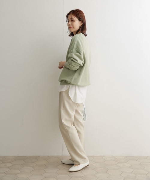 URBAN RESEARCH DOORS(アーバンリサーチドアーズ)の「クルーネックプルオーバーブラウス(シャツ/ブラウス・レディース・オフホワイト・1)」の2枚目の写真