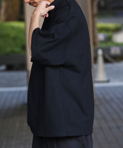 FREAK'S STORE（フリークスストア）の「WEB限定 ビッグシルエット マックスウェイト ポロシャツ/ヘビーウェイト/オーバーサイズポロ（ポロシャツ・メンズ・ダークグリーン/ネイビー/ブラック/グレイッシュベージュ/ホワイト/アッシュグレー・MEDIUM/LARGE/SMALL）」の18枚目の写真