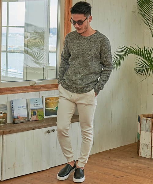 SILVER BULLET(シルバーバレット)の「『vicci/ヴィッチ』スーパーストレッチジョガーパンツ(チノパンツ・メンズ・ホワイト/ブラック/ネイビー/ベージュ・S/M/L/XL)」の8枚目の写真