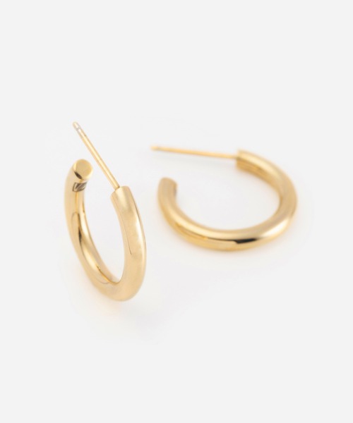 Vaya Con Dios(ヴァヤコンディオス)の「E153 stainless - Hoop pierce(pair)(ピアス(両耳用)・メンズ・シルバー/ゴールド/ブラック・FREE)」の3枚目の写真