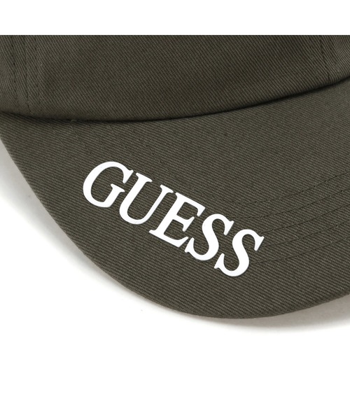Guess（ゲス）の「Logo Baseball Cap（キャップ・メンズ・グレー/ブラック/カーキ/ベージュ/ホワイト・ONE SIZE）」の10枚目の写真