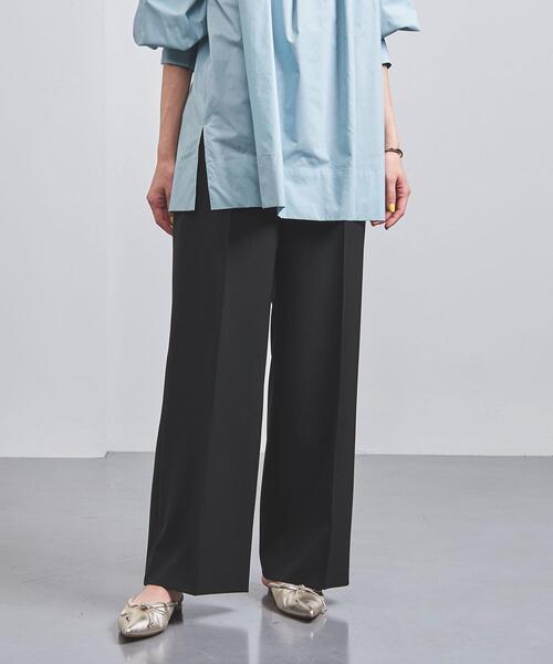 UNITED ARROWS（ユナイテッドアローズ）の「【WEB限定】＜UNITED ARROWS＞ストレート パンツ W（その他パンツ・レディース・ブラック/ナチュラル・40/38/36）」の2枚目の写真