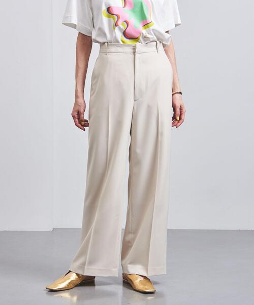 UNITED ARROWS（ユナイテッドアローズ）の「【WEB限定】＜UNITED ARROWS＞ストレート パンツ W（その他パンツ・レディース・ブラック/ナチュラル・40/38/36）」の3枚目の写真