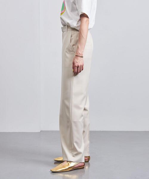 UNITED ARROWS（ユナイテッドアローズ）の「【WEB限定】＜UNITED ARROWS＞ストレート パンツ W（その他パンツ・レディース・ブラック/ナチュラル・40/38/36）」の4枚目の写真