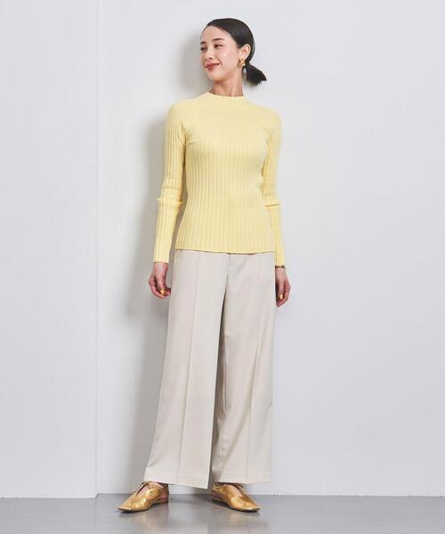 UNITED ARROWS（ユナイテッドアローズ）の「【WEB限定】＜UNITED ARROWS＞ストレート パンツ W（その他パンツ・レディース・ブラック/ナチュラル・40/38/36）」の7枚目の写真