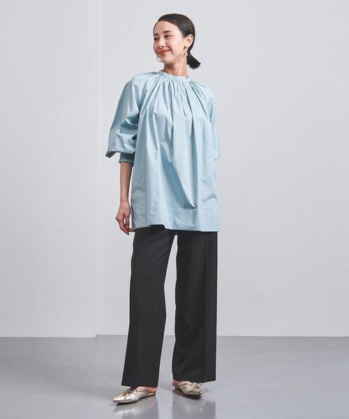 UNITED ARROWS（ユナイテッドアローズ）の「【WEB限定】＜UNITED ARROWS＞ストレート パンツ W（その他パンツ・レディース・ブラック/ナチュラル・40/38/36）」の8枚目の写真