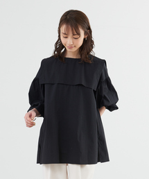 abahouse mavie | ペーパータッチコットン襟付ブラウス(シャツ/ブラウス)