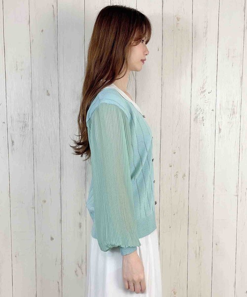 Clice de Paris(クリシェドゥパリス)の「K/異素材TOPS(その他トップス・レディース・ホワイト/ブルー・ONESIZE)」の15枚目の写真