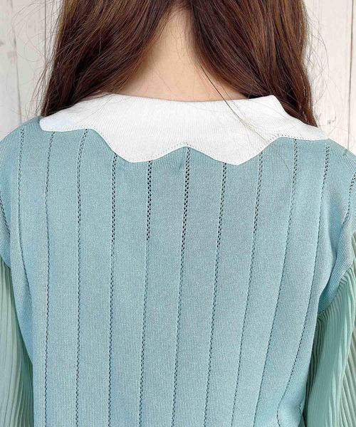 Clice de Paris(クリシェドゥパリス)の「K/異素材TOPS(その他トップス・レディース・ホワイト/ブルー・ONESIZE)」の19枚目の写真