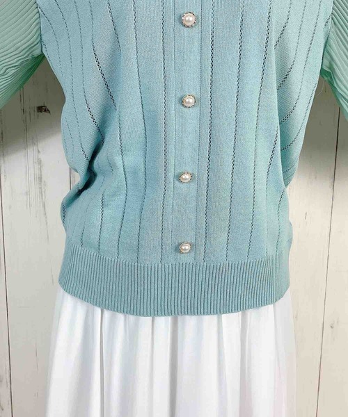 Clice de Paris(クリシェドゥパリス)の「K/異素材TOPS(その他トップス・レディース・ホワイト/ブルー・ONESIZE)」の11枚目の写真