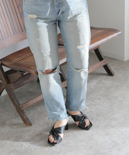 LE TALON（ルタロン）の「6cmソフトツイストサンダル（サンダル・レディース・アイボリー/キャメル/ブラック系その他・MEDIUM/LARGE/SMALL/X-LARGE/X-SMALL）」の22枚目の写真