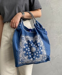 [BALL&CHAIN/ボールアンドチェーン] BANDANA 刺繍デザインナイロントートバッグ