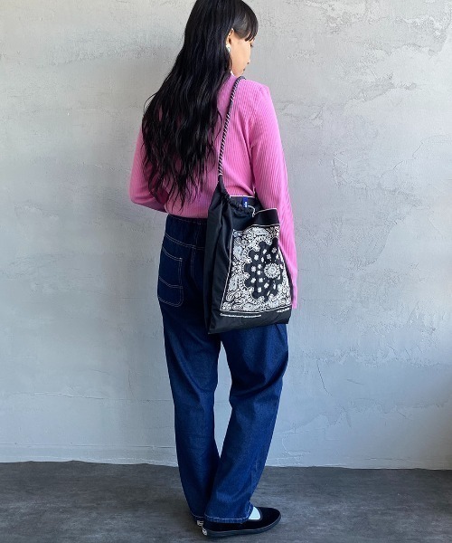 BALL&CHAIN/ボールアンドチェーン] BANDANA 刺繍デザインナイロン