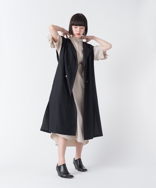 La SRIC（ラスリック）の「La SRIC / ロングトレンチジレ（その他アウター・レディース・ベージュ/ブラック・38）」の11枚目の写真