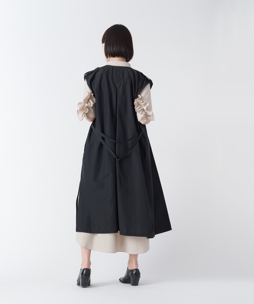 La SRIC（ラスリック）の「La SRIC / ロングトレンチジレ（その他アウター・レディース・ベージュ/ブラック・38）」の12枚目の写真