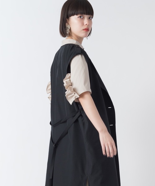 La SRIC（ラスリック）の「La SRIC / ロングトレンチジレ（その他アウター・レディース・ベージュ/ブラック・38）」の14枚目の写真