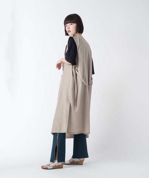 La SRIC（ラスリック）の「La SRIC / ロングトレンチジレ（その他アウター・レディース・ベージュ/ブラック・38）」の20枚目の写真