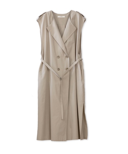 La SRIC（ラスリック）の「La SRIC / ロングトレンチジレ（その他アウター・レディース・ベージュ/ブラック・38）」の5枚目の写真